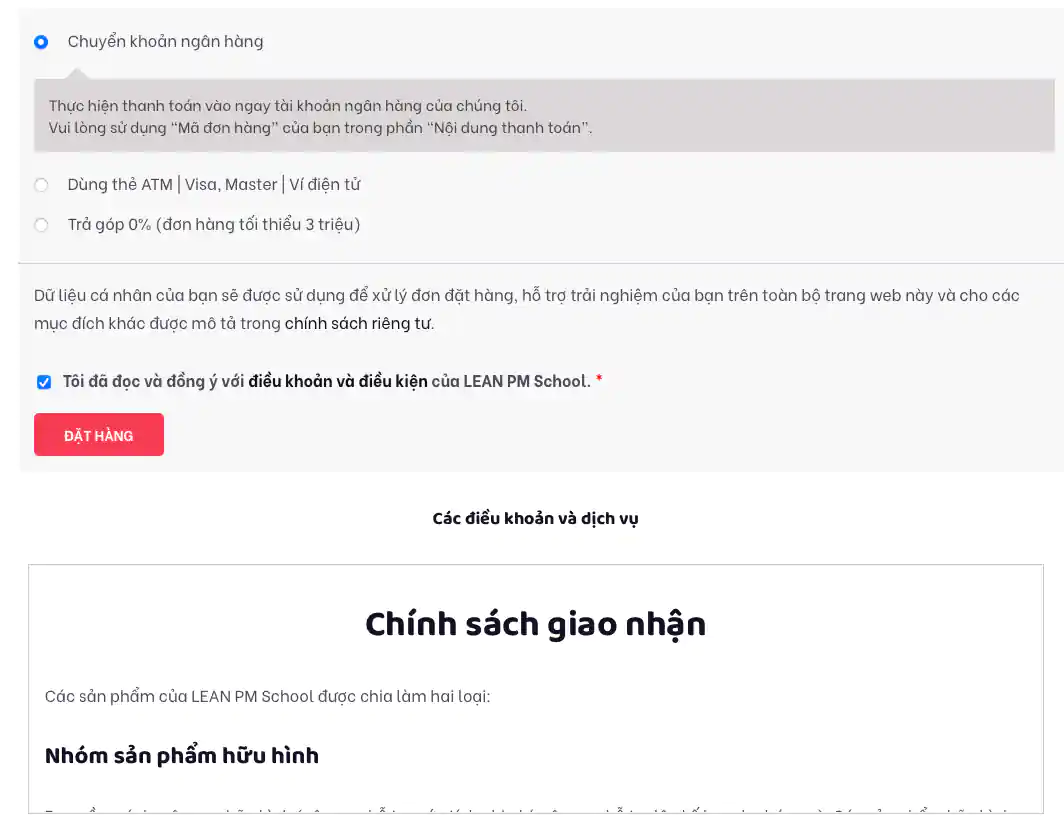 Hướng dẫn mua hàng và thanh toán 5 lua chon phuong thuc thanh toan